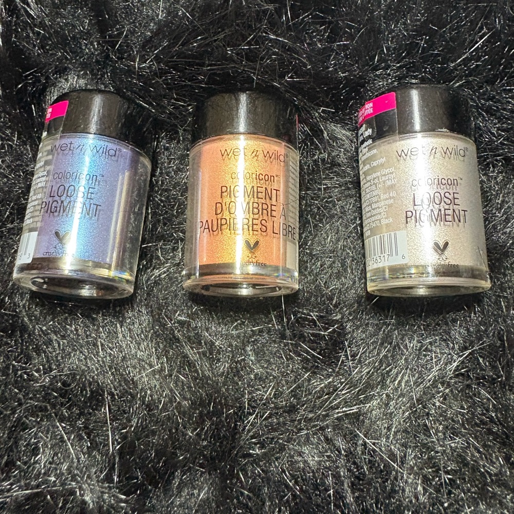 Wet n Wild Color Icon Loose Pigment Set - Blue, Gold, Silver